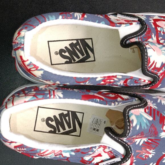 Vans Classic Slip On Floral Sneakers Unisex Men Women - Picture 7 of 8